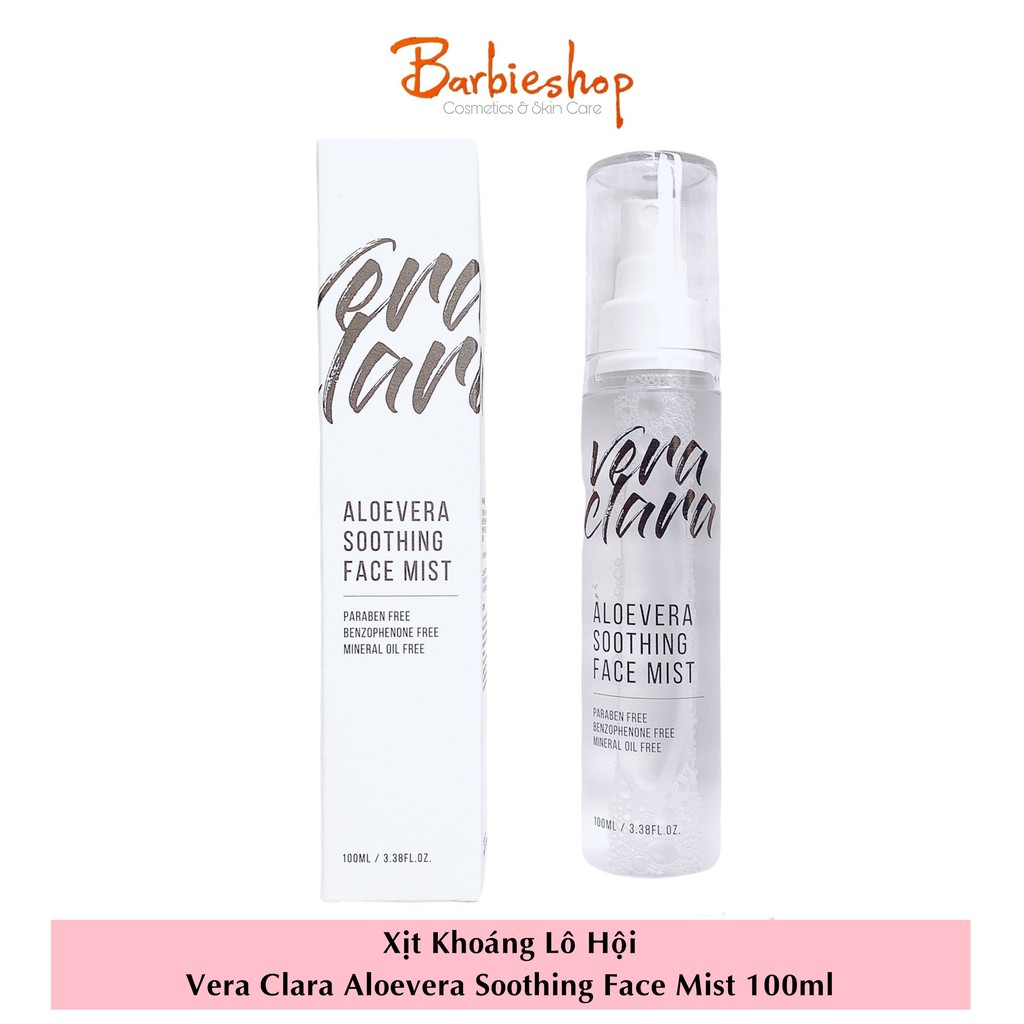 Xịt Khoáng Veraclara Aloevera Soothing Face Mist 100ml | BigBuy360 - bigbuy360.vn