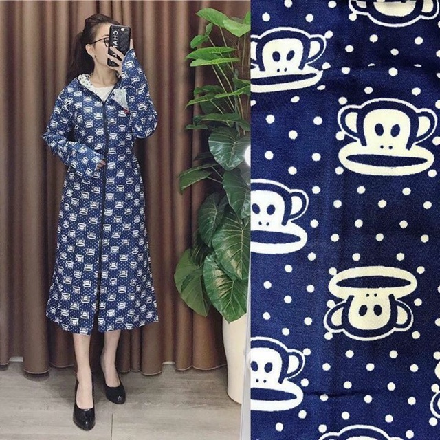 Áo chống nắng liền thân 2 mặt