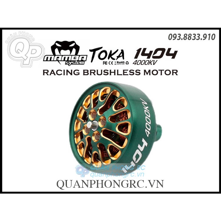 Động cơ motor không chổi than Diatone Mamba TOKA 1404 4000KV 3-4S Brushless Motor