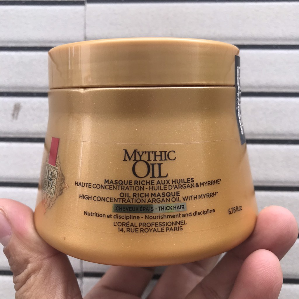 Dầu hấp nuôi dưỡng cho tóc khô sơ hư tổn Mythic Oil L'oreal Masque 500ml