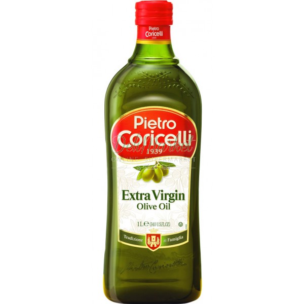 Dầu Ôliu Pietro Coricelli Extra Virgin 1000ml – Ý