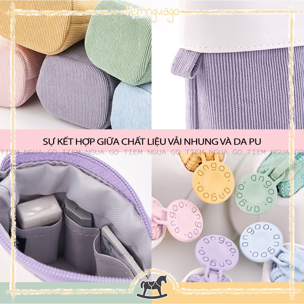 Pop-up Pen Case, Túi Bút Vải, Hộp Bút Vải Canvas, Nhiều Ngăn Đa Năng Nhiều Ngăn Dễ Thương Cho Học Sinh - Tiệm Ngựa Gỗ