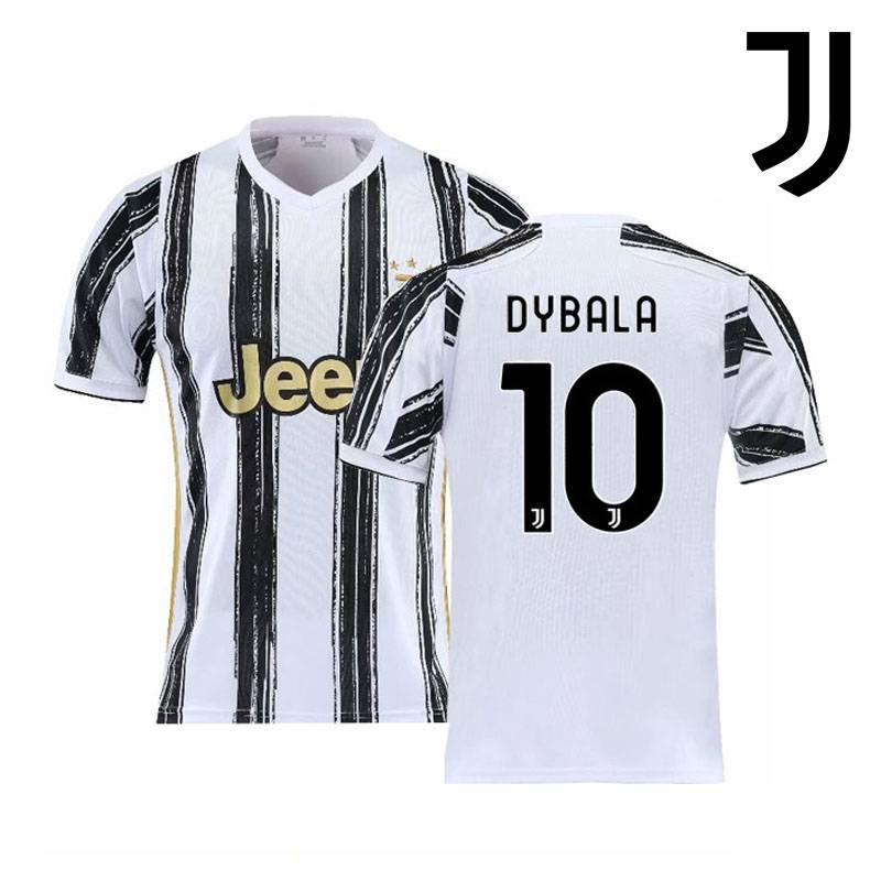 Áo Thun Thể Thao Bóng Đá Ronaldo Dybala Đội Nhà Juventus FC 2020-2021