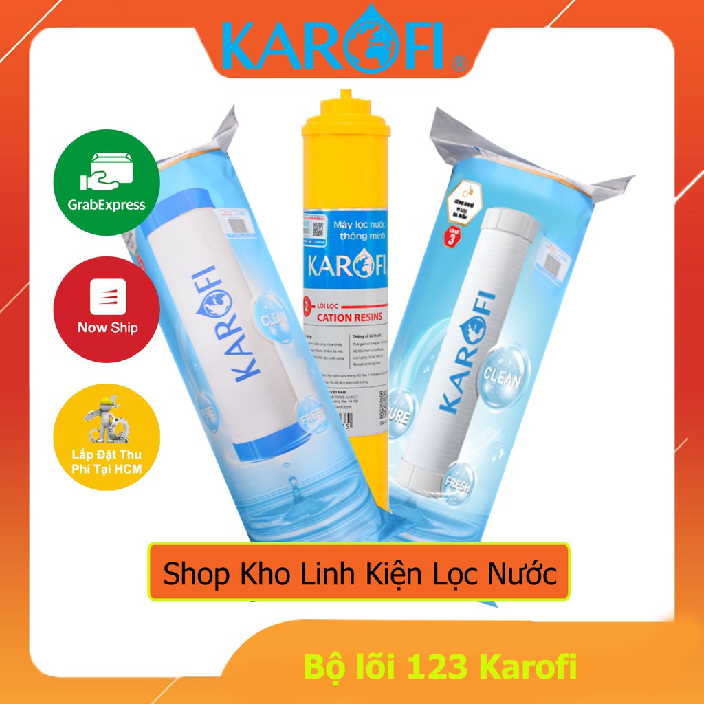 Lõi Lọc Thô Karofi số 2 Cation Resins nối nhanh Chính Hãng
