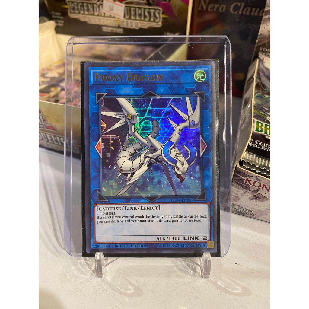 Lá bài thẻ bài Yugioh Proxy Dragon - Ultra Rare - Tặng bọc bài nhựa bảo quản