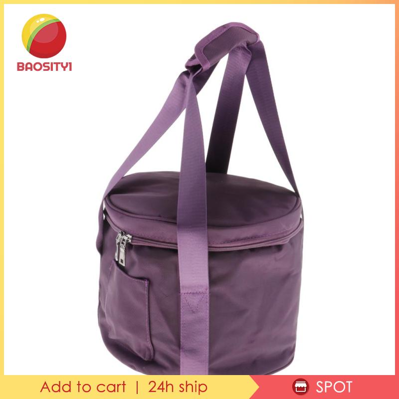 12inch Portable Crystal Singing Bowl Carry Case Travelling Bag Purple