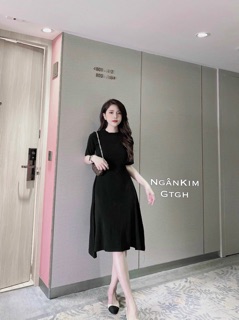 Váy dáng xoè 4 màu dành cho nữ