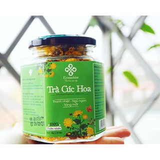 [TRÀ CAO CẤP XUẤT KHẨU] Trà hoa cúc sấy lạnh Hưng Yên (Econashine) lọ thủy tinh 38gr
