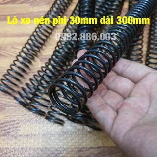Lò xo Nén phi 30mm dài 300mm