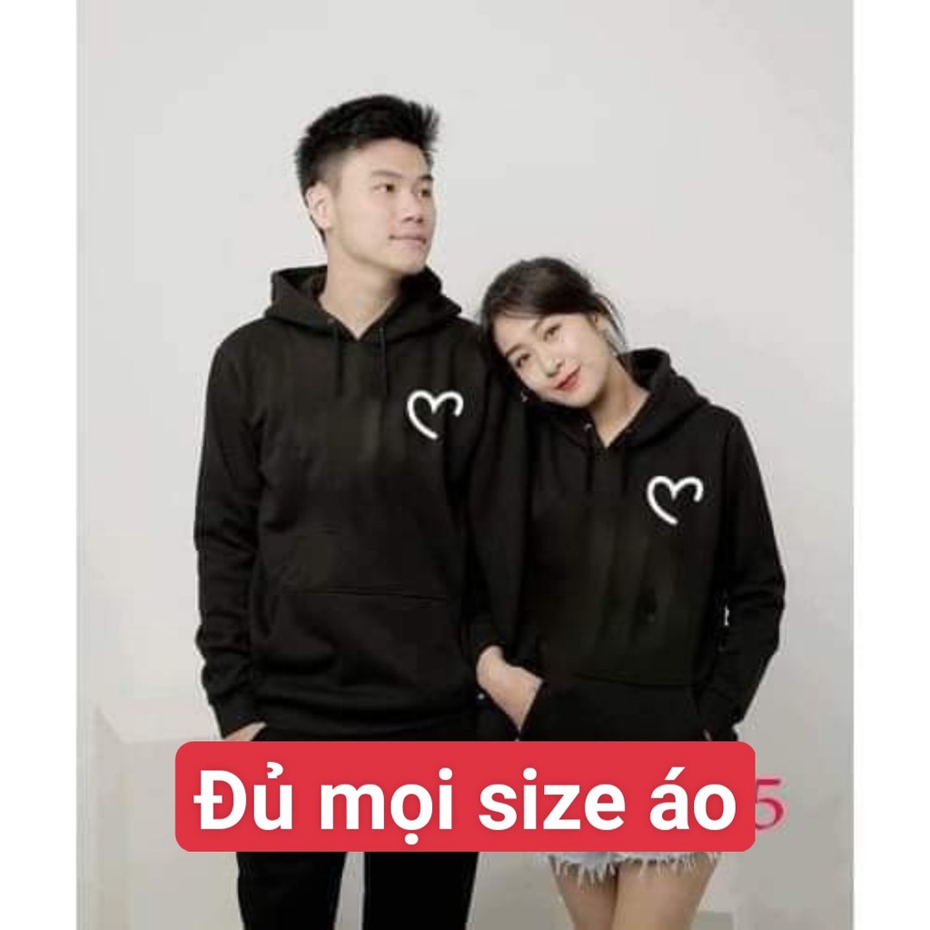 BST áo khoác đôi hoodie PHẢN QUANG áo đôi có mũ tay dài thu đông chất đẹp mặc ấm, êm [GIÁ 1 ÁO]