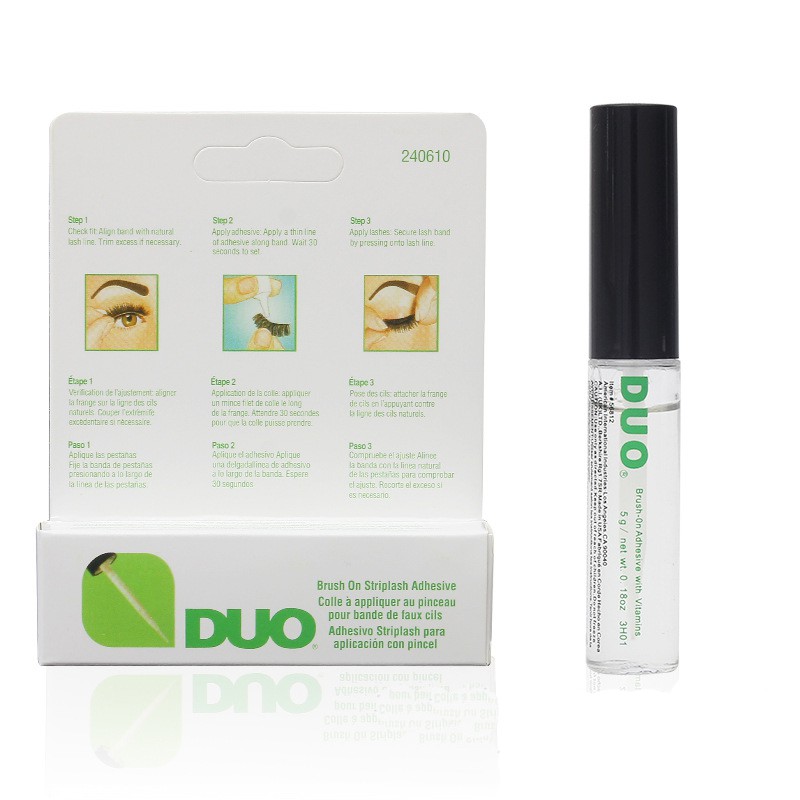 Keo dán lông mi giả DUO kháng nước mau khô không mùi dùng cho trang điểm