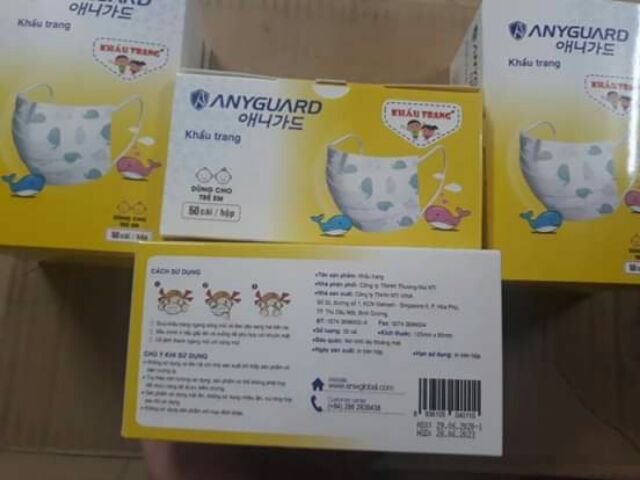 Khẩu trang anyguard kid | BigBuy360 - bigbuy360.vn