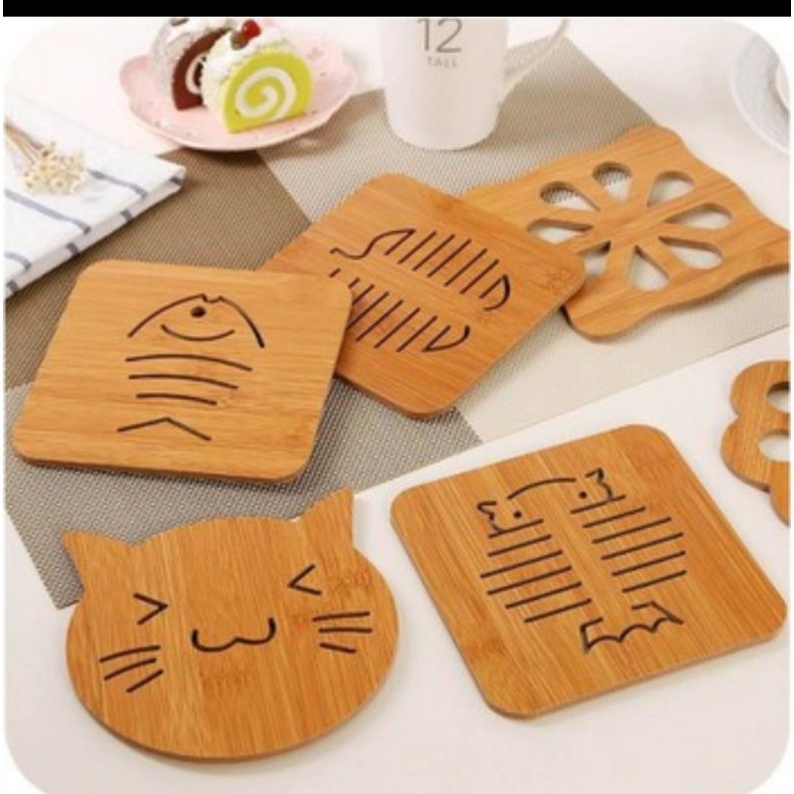 Lót nồi gỗ chống trượt