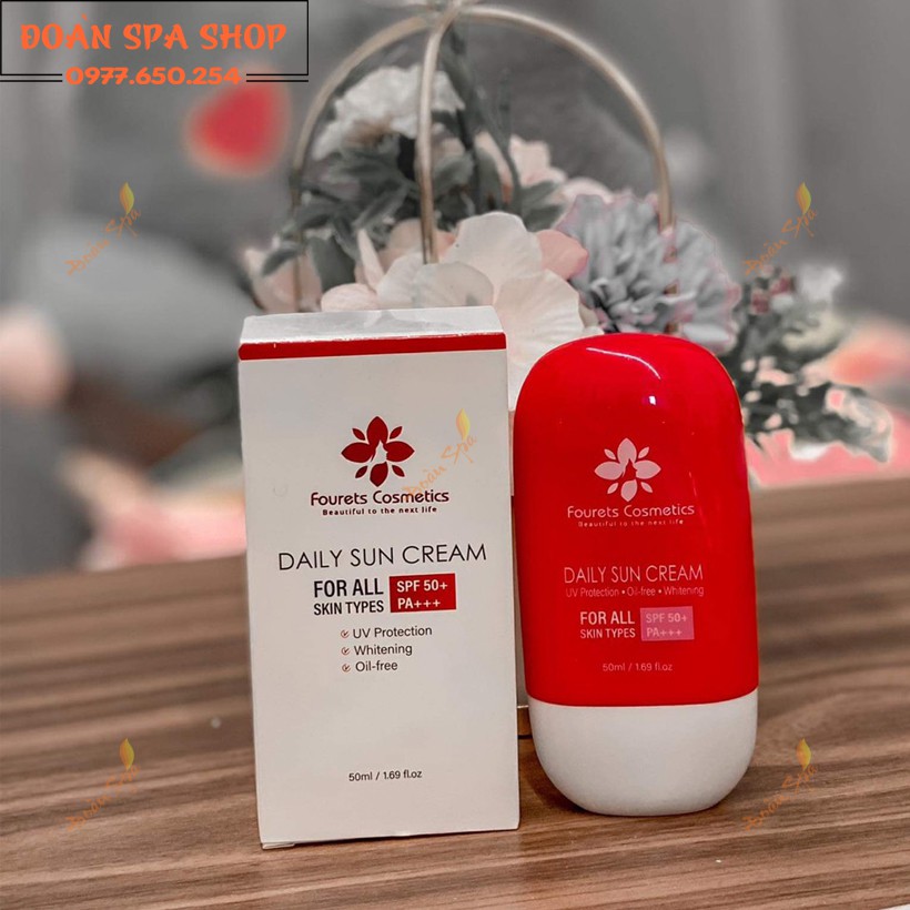 Kem chống nắng Fourets Cosmetics - Daily Sun Cream SPF50+ PA+++