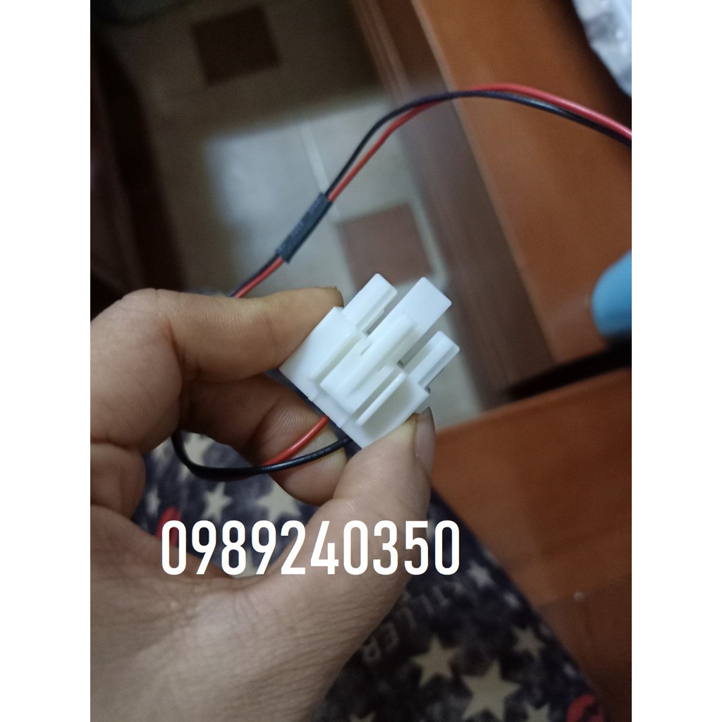 Quạt tủ lạnh Nidec DC8V - 2 dây (hình vuông 9x9cm)