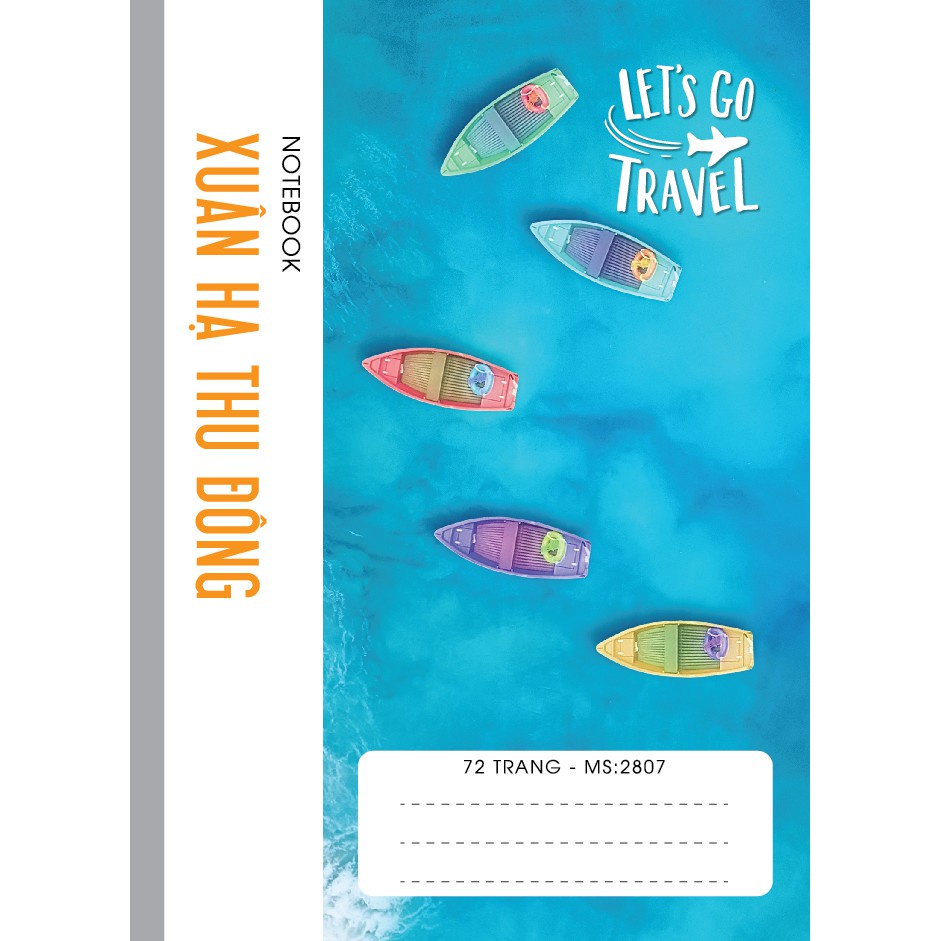 Lốc 10 quyển vở kẻ ngang Hải Tiến Xuân Hạ Thu Đông 72/80 trang phù hợp với học sinh ANKICO