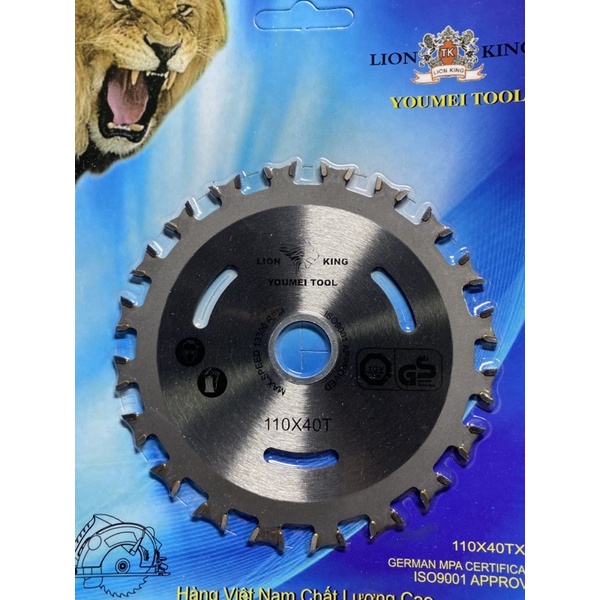 Lưỡi cắt gỗ 2 mặt răng vuông phi 100 ( dùng được 2 mặt)