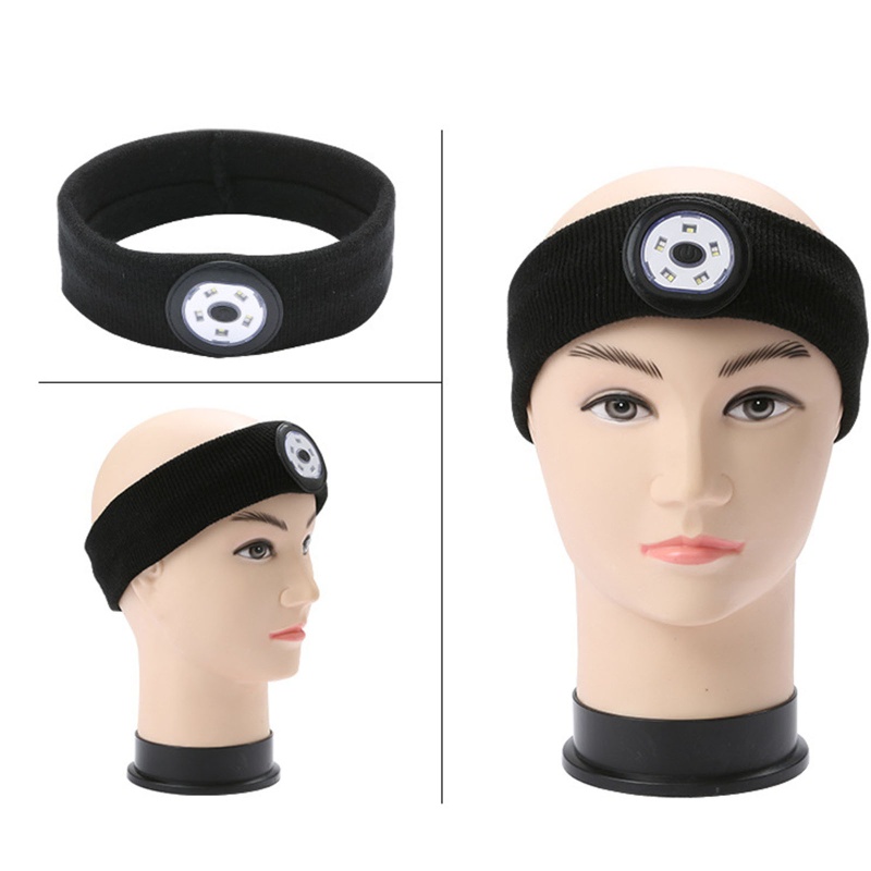 Đèn LED Đội Đầu Độ Sáng Cao Co Giãn Cao Có Thể Sạc Lại Bằng Cổng USB Dành Cho Người Lớn