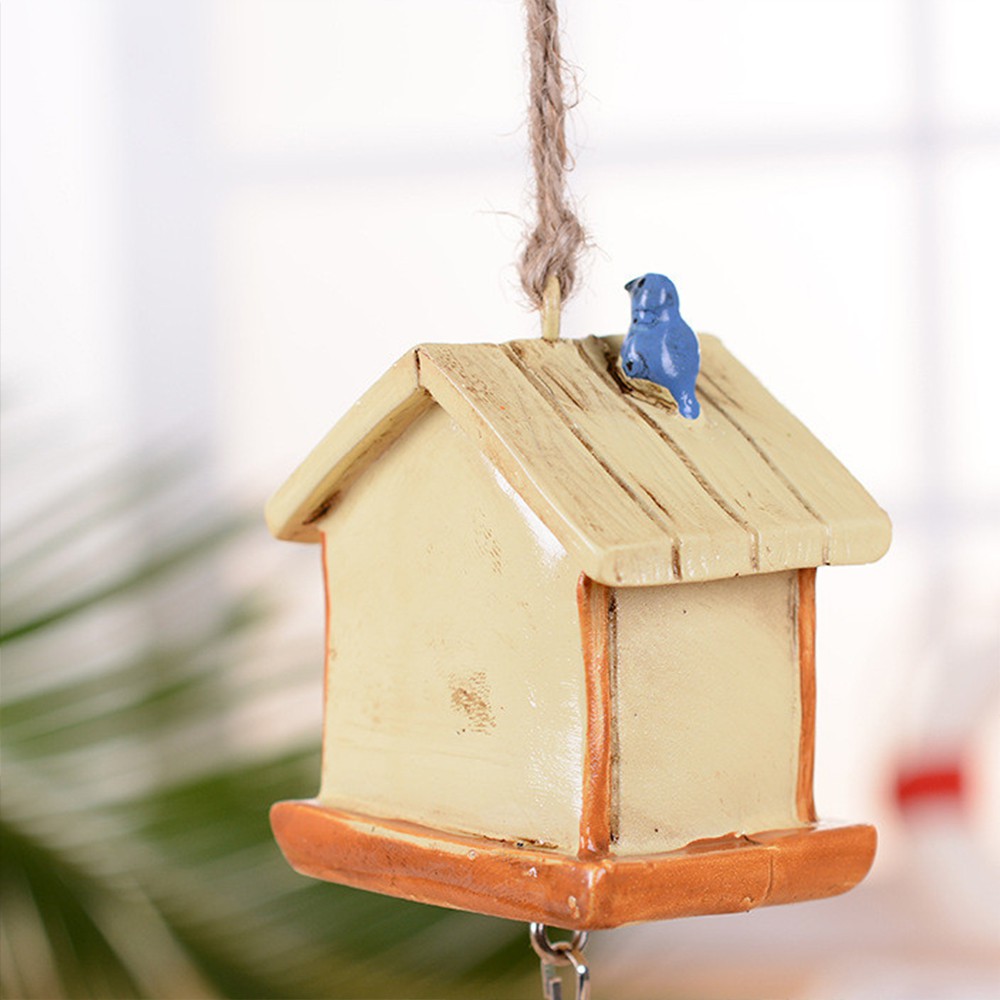 Chuông Gió KIỂU Ngôi Nhà 1 Quả Chuông Trang Trí Decor Đẹp Phong Thủy