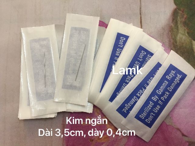 CẢ HỘP KIM 1 DÀI &amp; NGẮN DÙNG TRONG PHUN XĂM (KHOẢNG 500C)