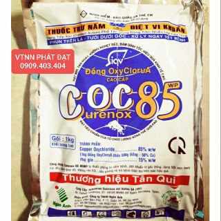 Thuốc Trừ Nấm và Diệt Khuẩn COC 85 (gói 1kg)