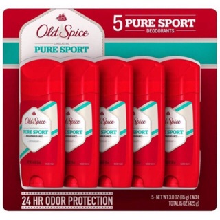 Vĩ 5 lăn khử mùi old spice pure sport 85g của mỹ