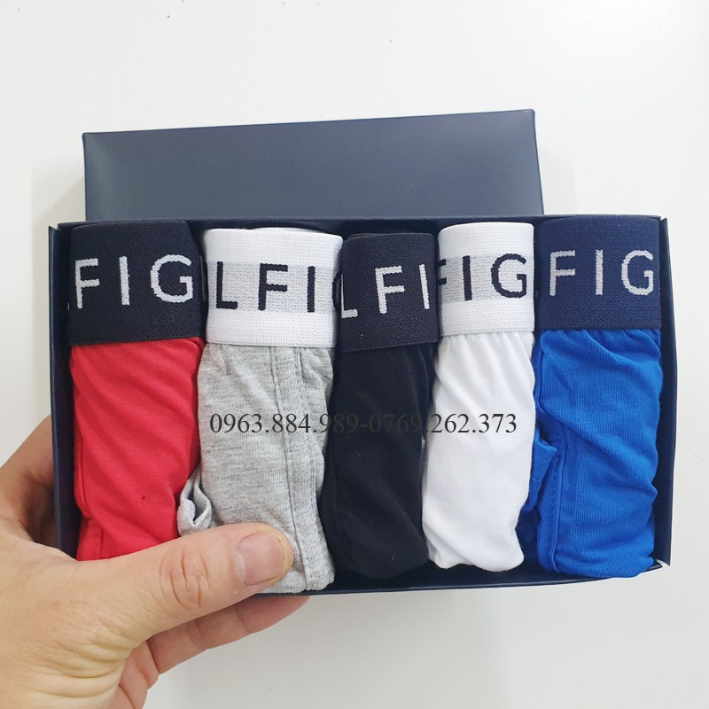 Hộp 5 quần lót nam T.01 chất cotton dạng đùi nhiều màu đa dạng cho anh em - Ảnh, video shop tự làm
