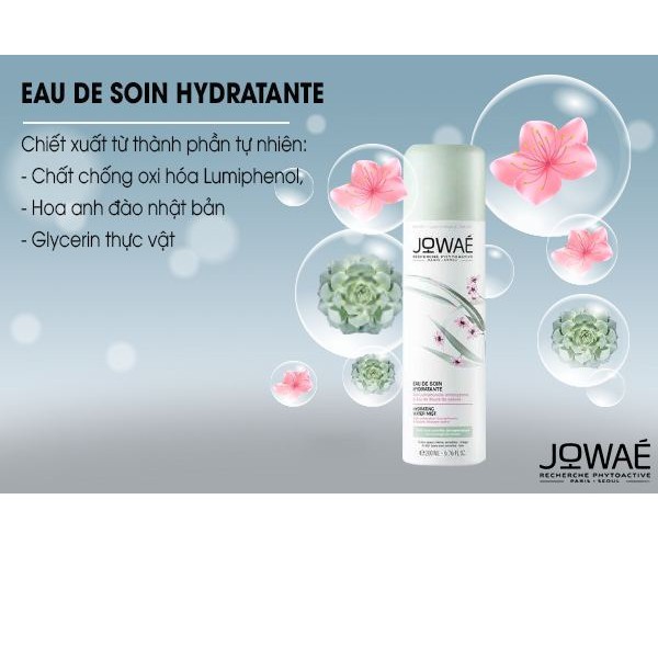 Xịt khoáng dưỡng ẩm sáng da chống lão hóa Jowae Hydrating Water Mist Pháp