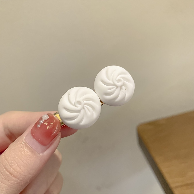 1 Kẹp Tóc Tạo Hình Thức Ăn Sáng Tạo Thủ Công Phong Cách Hàn Quốc Cho Nữ