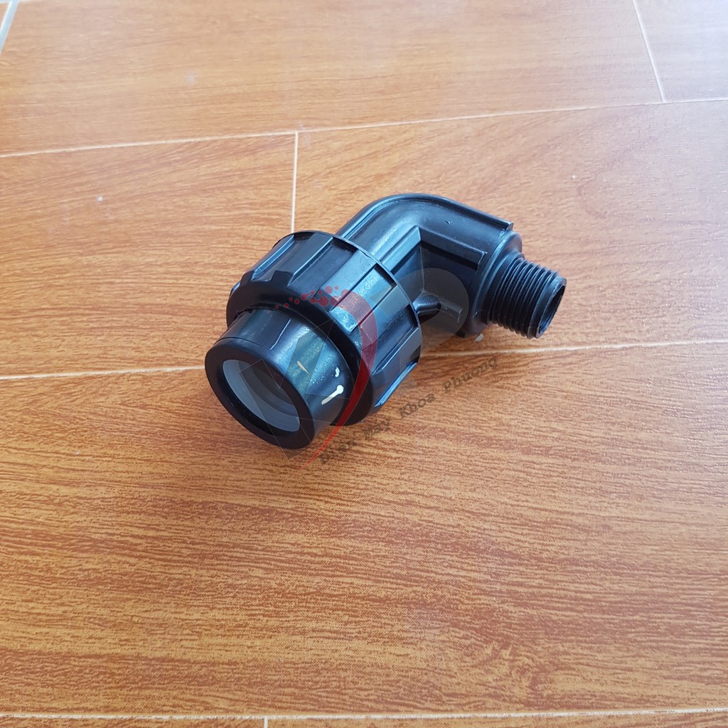 Ống nước phi 25, Cút nối ống nước đen, Khóa nước