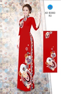 Vải áo dài lụa in 3D bộ