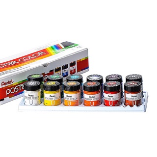 Bộ màu Poster Pentel 12 màu