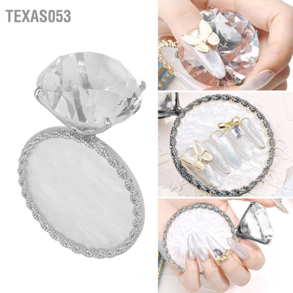 Bảng Pha Màu Sơn Móng Tay Bằng Nhựa Resin Tinh Tế Nhiều Màu Sắc