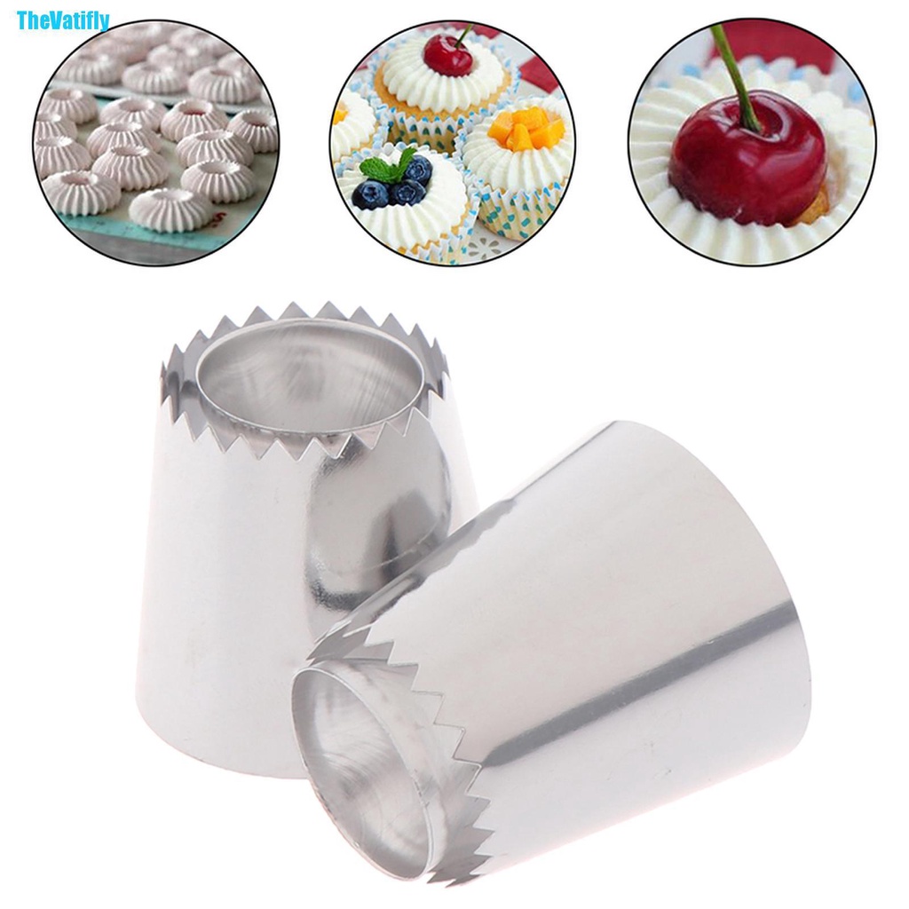 Bộ 2 Dụng Cụ Trang Trí Bánh Kem Bằng Inox Chuyên Dùng