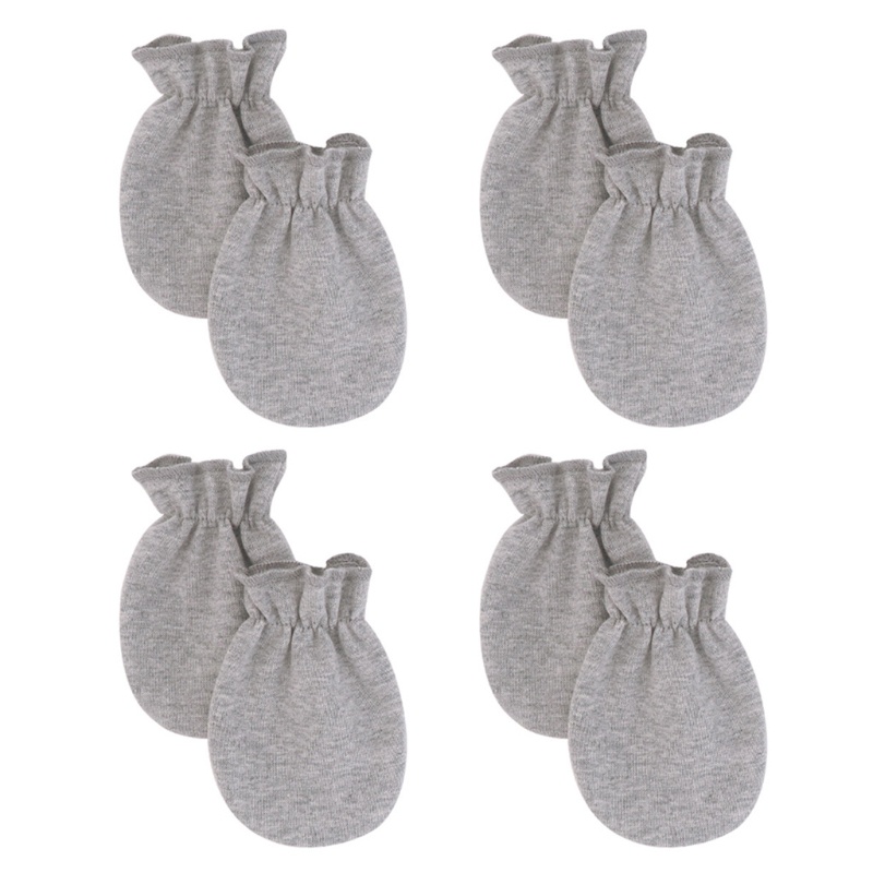 Găng Tay Cotton Mềm Chống Xước Bảo Vệ Cho Bé Sơ Sinh