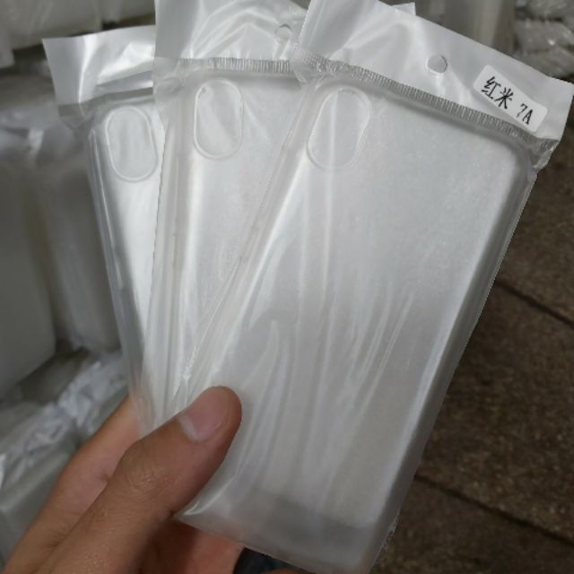 Bộ 3 chiếc ốp silicon xiaomi redmi 7A trong suốt (loại A)