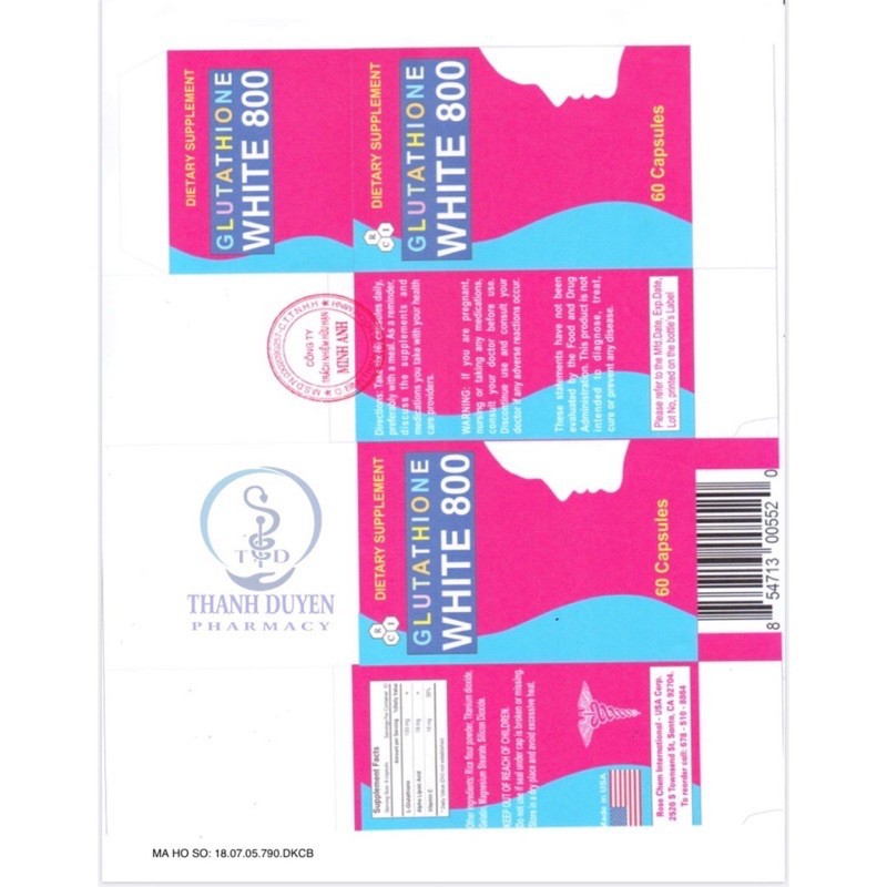 🌸 GLUTATHIONE WHITE 800 [CHÍNH HÃNG] | BigBuy360 - bigbuy360.vn