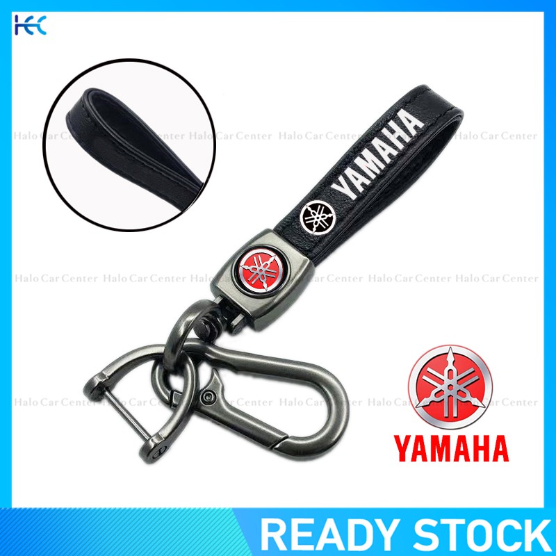 Móc Khóa Da Hình Logo Xe Yamaha