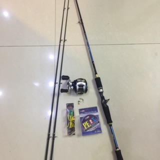 Bộ cần lure ngang 1,8 m - 2,1 m - 2,4 m máy yumoshi lv
