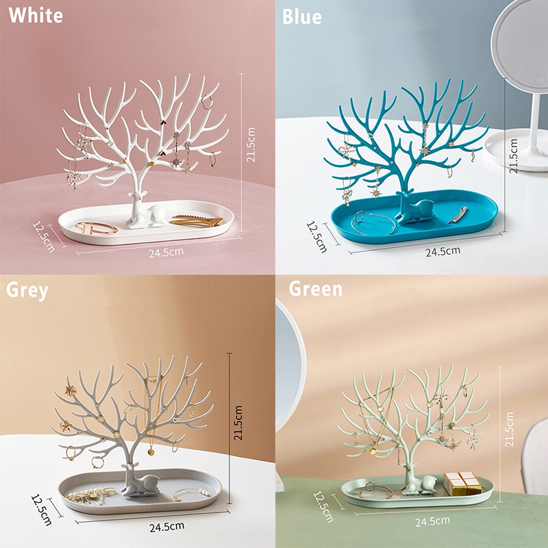 Mới Giá Treo Trang Sức Hình Sừng Hươu Sáng Tạo