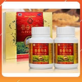 Viên đông trùng hạ thảo Bio Hàn Quốc Hộp 2 lọ 120 viên
