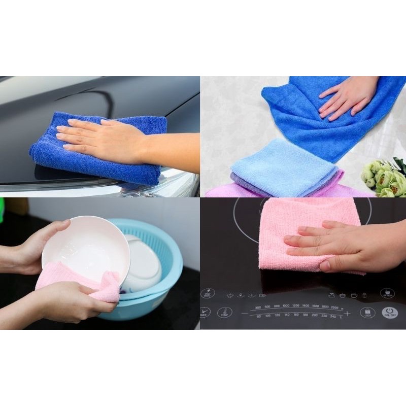 Khăn làm nail, khăn lau đa năng, kích thước 30x30cm sợi bông mịn thấm hút cực tốt ko ra lông