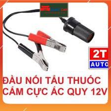 ⚡️FREESHIP 50K - TOÀN QUỐC⚡️Đầu Nối, Ổ Cắm Tẩu Sạc Adapter 12V Cắm Câu Từ Cực Ắc Quy Ô Tô Xe Hơi - Đuôi Cái