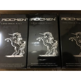 Bao cao su cá ngựa rocmen 4 in 1 đen hộp 12 chiếc