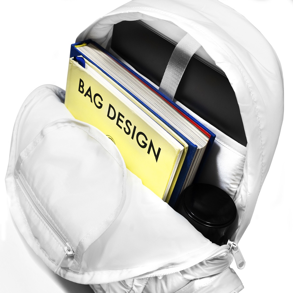 FRONT The Pawn Daypack D921 - WHITE - M - Balo FRONT chất liệu Polyester trượt nước màu trắng
