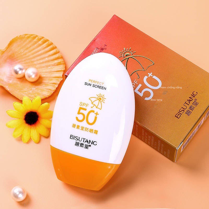 Kem chống nắng SPF50 +++ cao cấp chính hãng tia cực tím cách ly học sinh dưỡng ẩm thấm nước huấn luyện quân sự ngoà