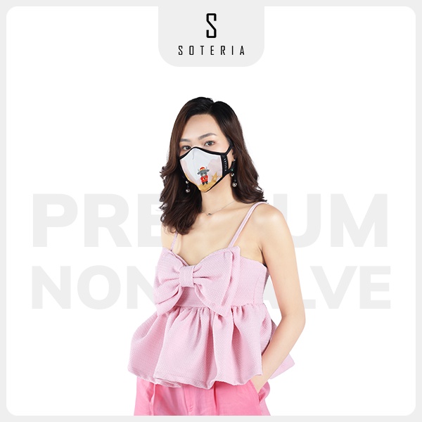 Khẩu trang thời trang SOTERIA Tết ST171 - N95 99 lọc hơn 99% bụi mịn 0.1 micro- Size S,M,L