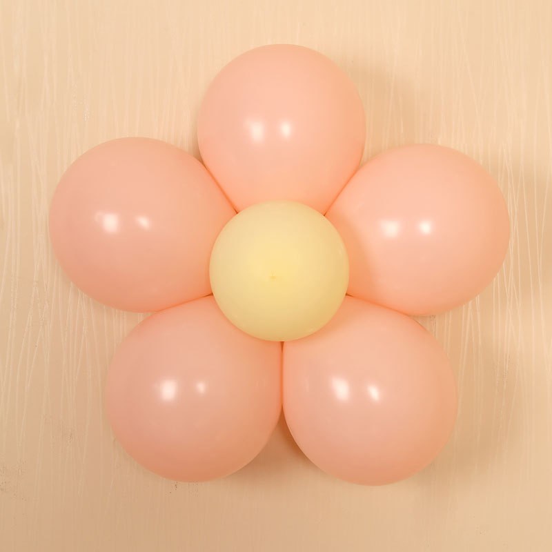 Nhựa kết bóng bay thành hình bông hoa trang trí sinh nhật trang trí thôi nôi đầy tháng tiệc cưới HAPPYKID DCKB