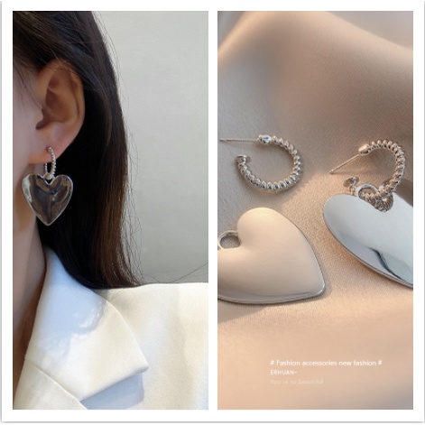 Bông Tai Mạ Bạc 925 Dáng Dài Đính Ngọc Trai Phối Tua Rua Phong Cách retro Hàn Quốc