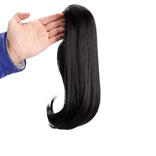 Ngoạm đuôi tóc thẳng cụp dài 35cm. Tóc thẳng uốn cúp đuôi